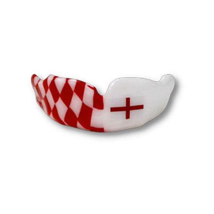 English Half Harlequin gumshield design