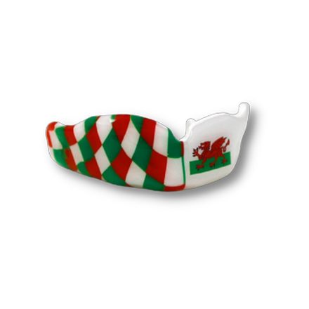 Welsh Half Harlequin gumshield design